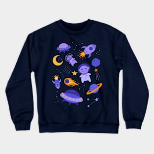 Space Explorers Crewneck Sweatshirt